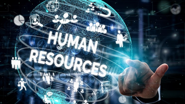 Human Resources and People Networking conceptual