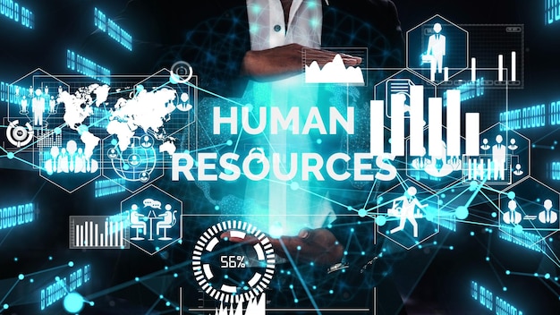 Human Resources and People Networking conceptual