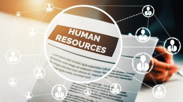 Human Resources and People Networking ConceptxA