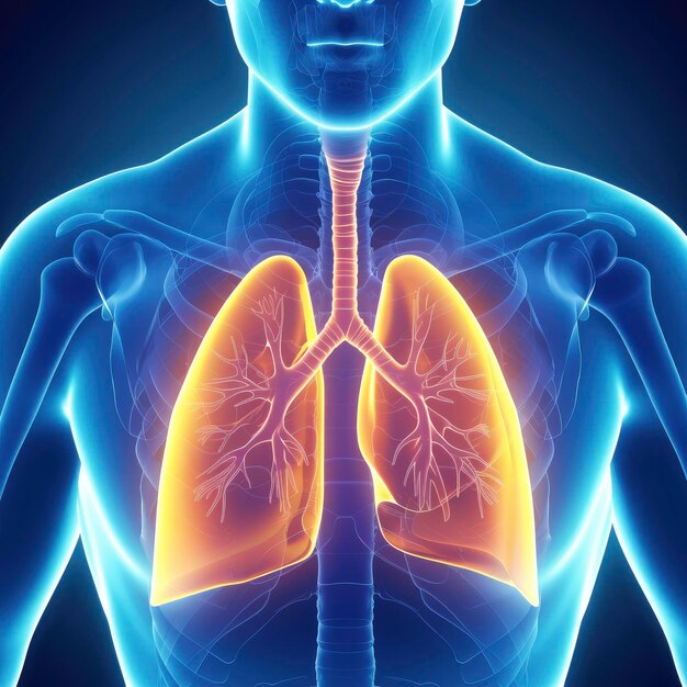 Человеческая дыхательная система Легкие Анатомия