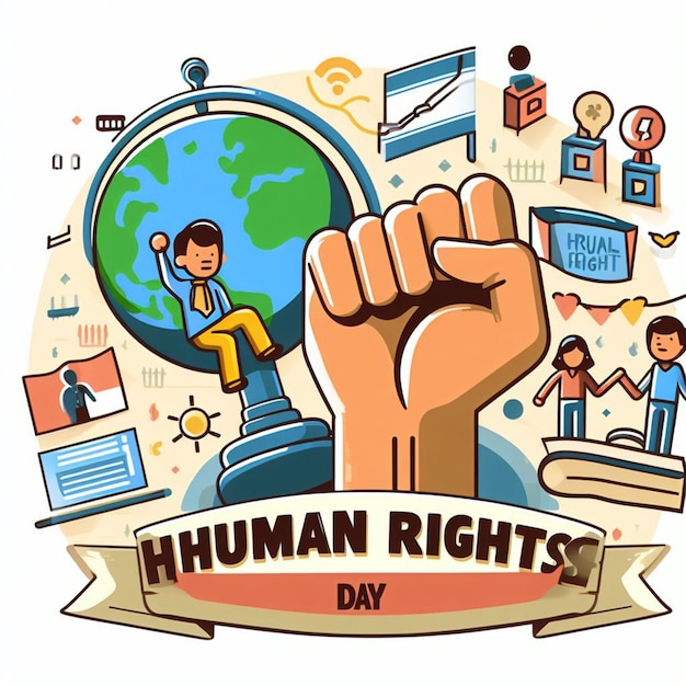 Human Rights Day PosterBannerFlyer and Free Photos