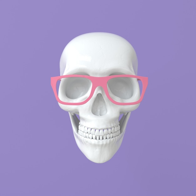 Human scull rendering