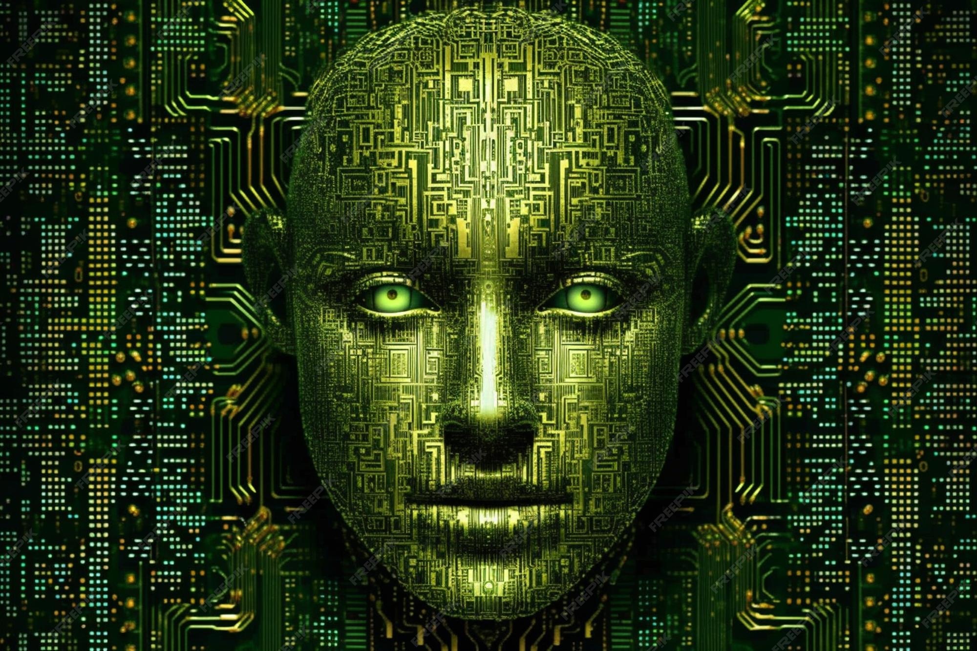 Premium AI Image | human shape made with digital binary codes concept ...