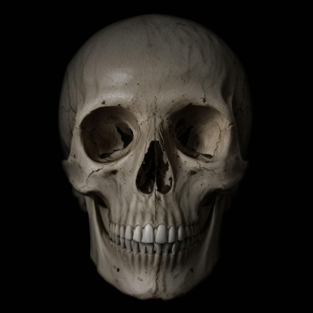 Photo human skull photography