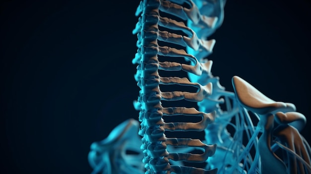 Human spine Generative Ai