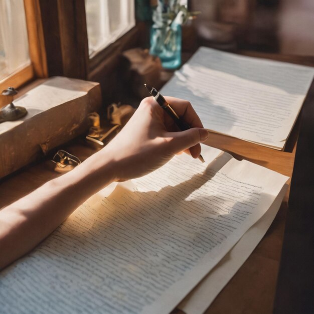 写真 人間が書く