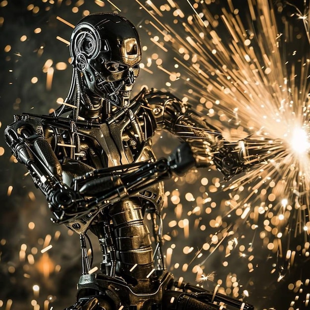 Humanoid machine character robotic