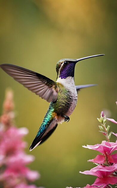 Photo hummingbird in action