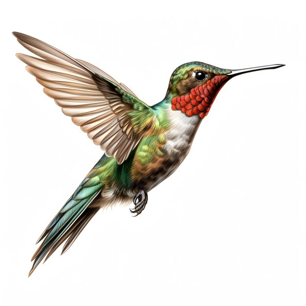 hummingbird scroll