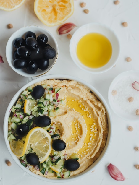 Hummus from chickpeas