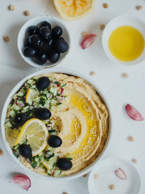 Hummus from chickpeas