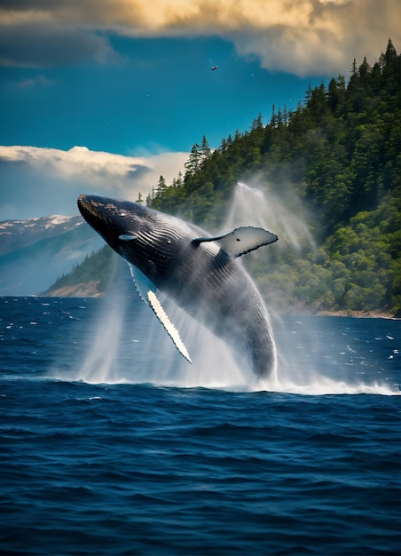 Photo humpback whale