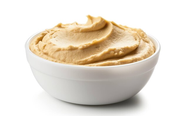 Photo humus on white background