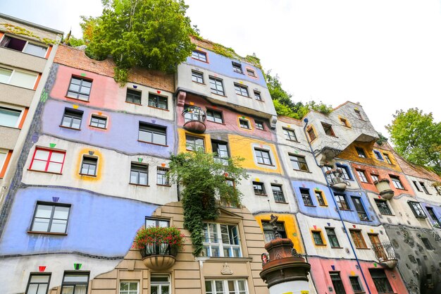 Hundertwasserhaus in Wenen, Oostenrijk