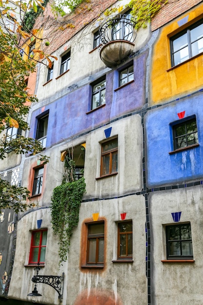 Hundertwasserhaus in Wenen, Oostenrijk