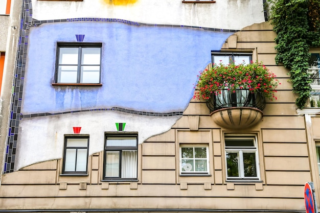 Hundertwasserhaus in Wenen, Oostenrijk