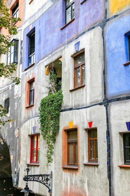 오스트리아 비엔나의 Hundertwasserhaus