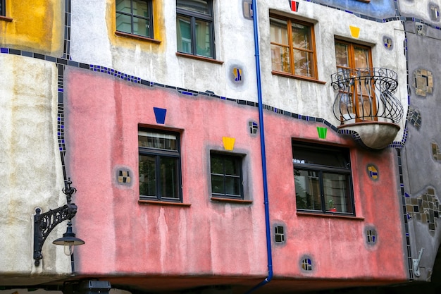 오스트리아 비엔나의 Hundertwasserhaus