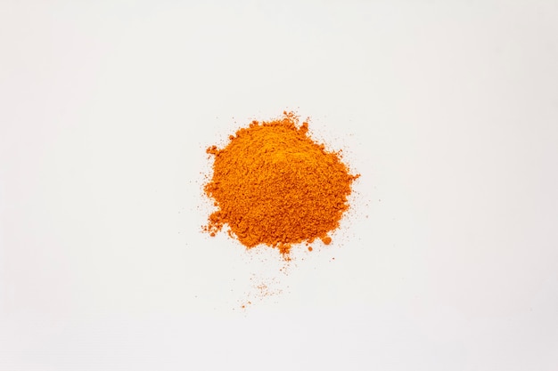 Hungarian hot paprika powder isolated