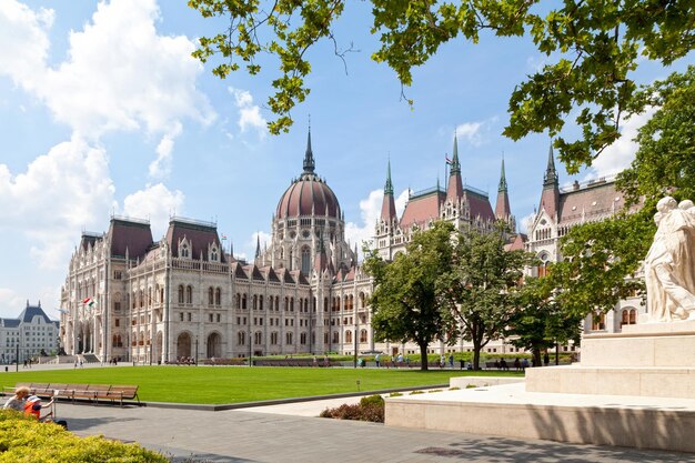 Hungarian Parliament Building in Budapest