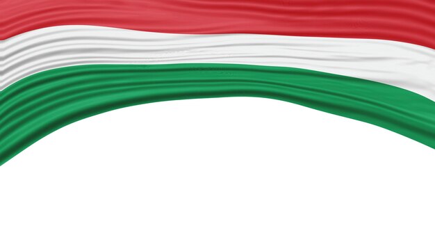 Hungary Flag Wave National Flag Clipping Path