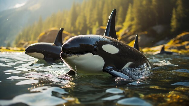 Hunted Orcas by Humans