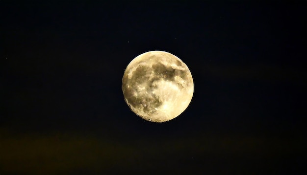 写真 ハンターの月 スーパー満月 暗い背景 マドリード スペイン ヨーロッパ 水平写真
