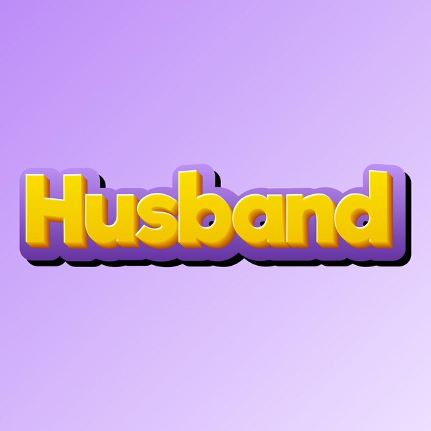 Husband text effect gold jpg attractive background card photo