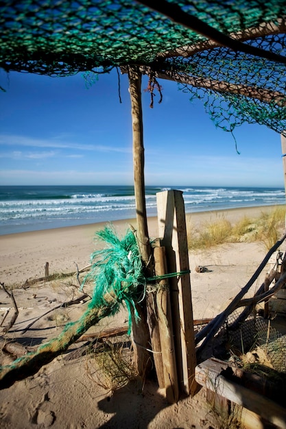 hut op het strand