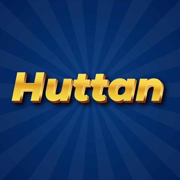 Huttan text effect gold jpg attractive background card photo