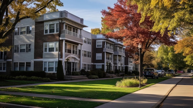 Huurwoning in een appartementengebouw