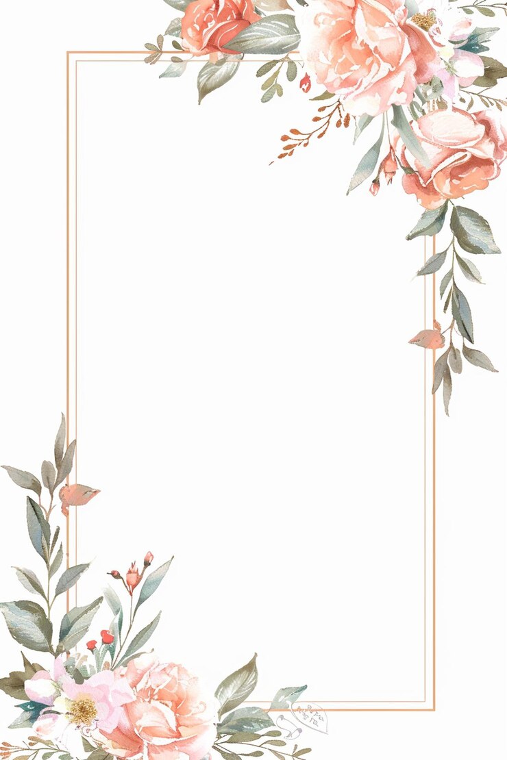 Foto huwelijksinvitatie frames bloemen bloemen botanische romantiek liefde