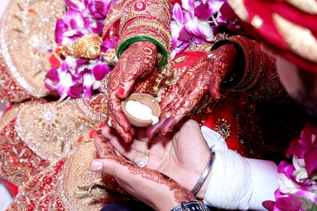 Huwelijksritueel in India
