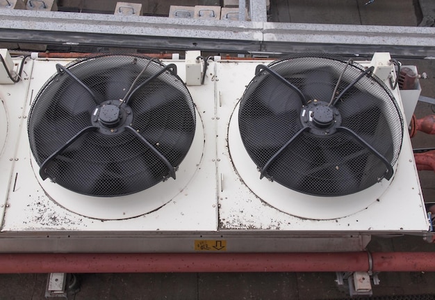 HVAC device fans