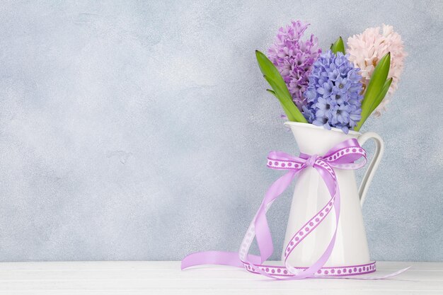 Hyacinth flowers bouquet