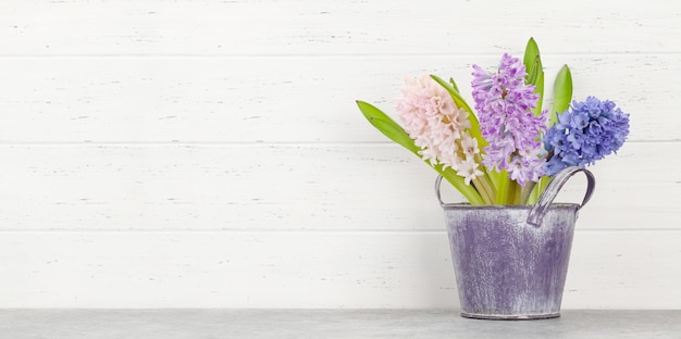 Hyacinth flowers bouquet