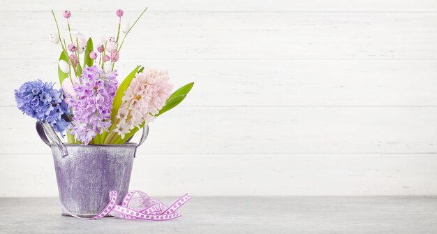 ヒヤシンスの花の花束