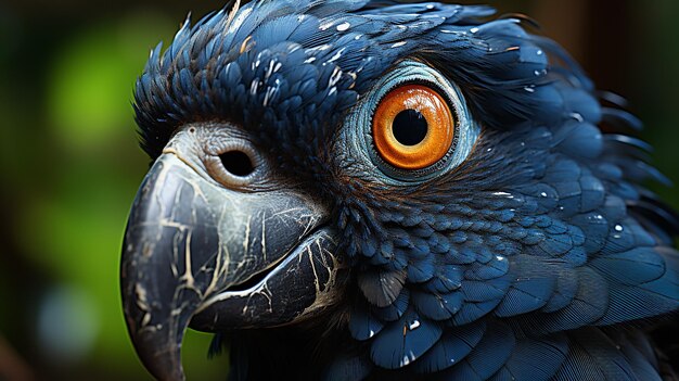 Hyacinth Macaw CloseUp