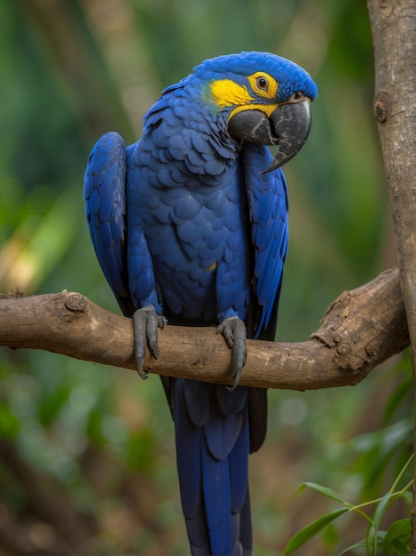 Hyacinth Macaw Parrot Bird