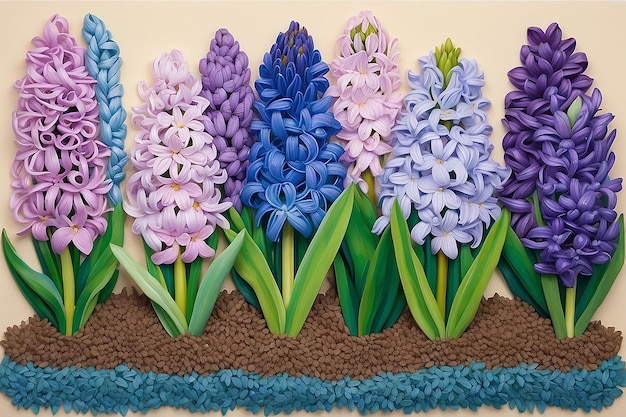 Photo hyacinth tapestry