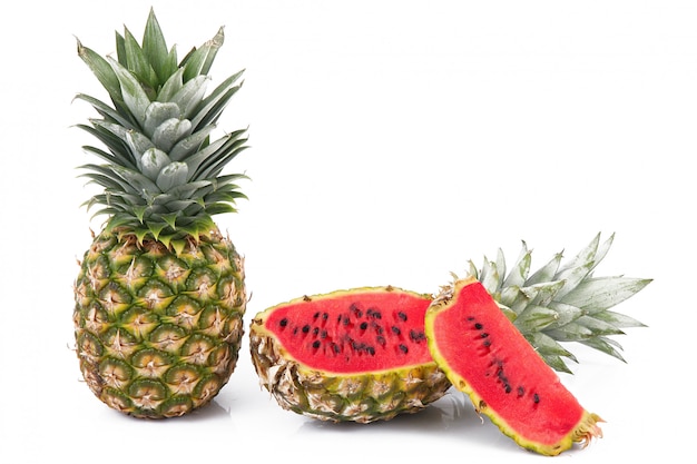 hybrid fruit pineapple watermelon