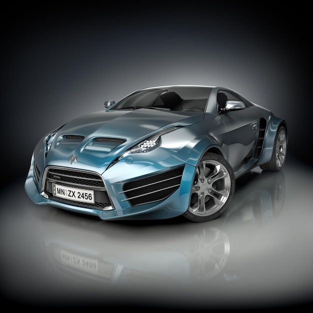 hybrid sports car nonbranded concept car