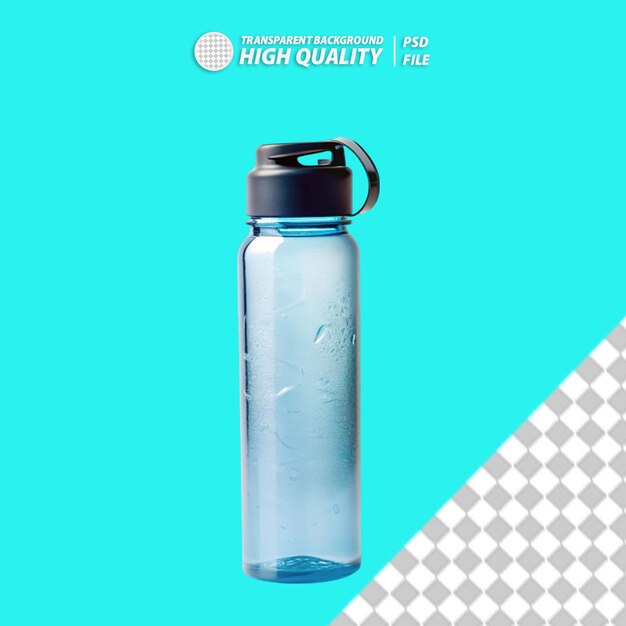 hydrate bottel on transparent background