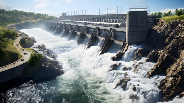 Hydroelectric power dam