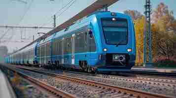 Photo hydrogen fuel cellpowered trains for emissionfree rail transport