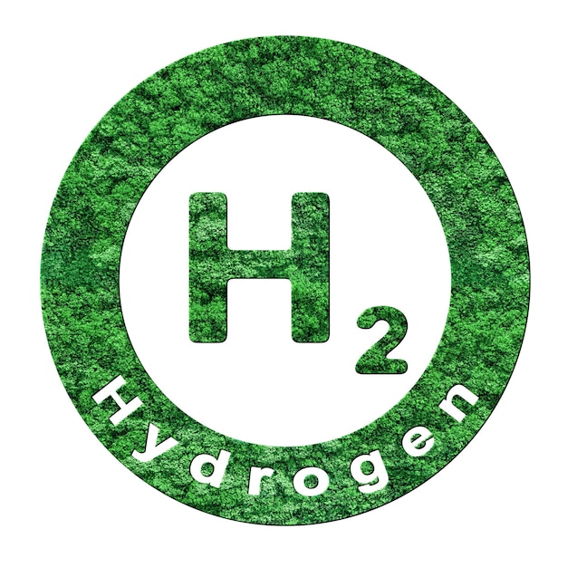 水素 H2 ラウンドグリーン