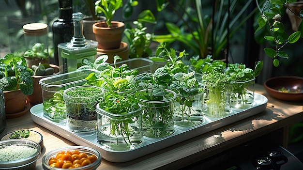 Hydroponic Tray Setup