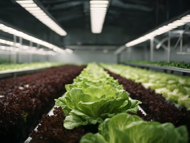 Photo hydroponic vegetable system