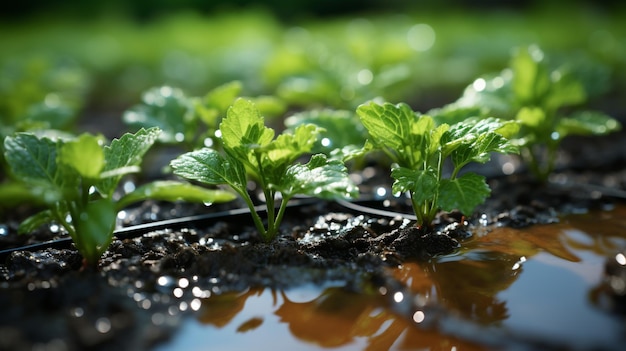 Photo hydroponics hd 8k wallpaper stock photographic image