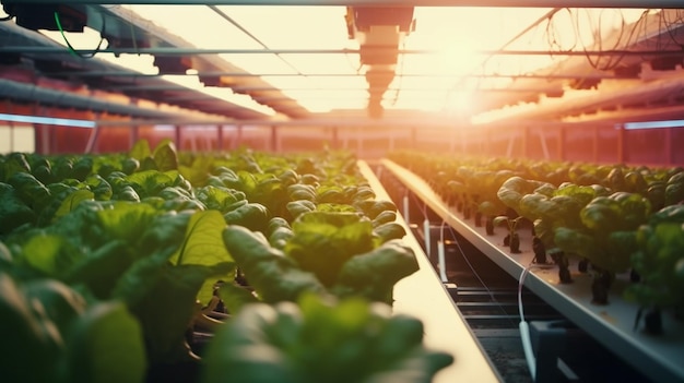 hydroponics vegetables greenhouse